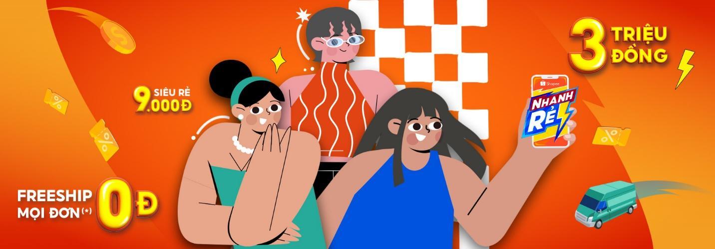 Người dùng săn mã ưu đãi trong ngày Mega Sale