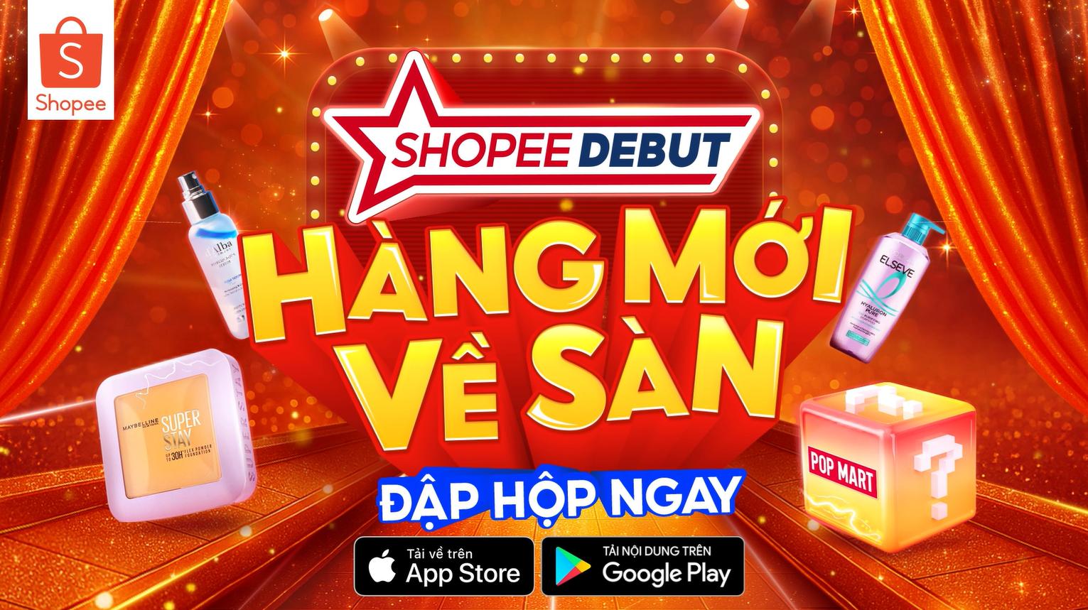 Shopee Debut mở ra không gian mua sắm lý tưởng, nơi người dùng có thể tiếp cận sớm nhất các sản phẩm mới ra mắt từ nhiều thương hiệu hàng đầu.