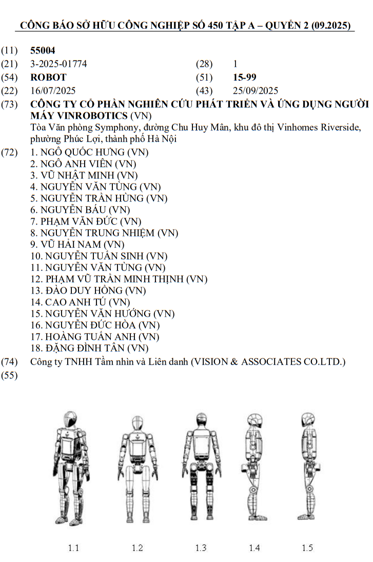 Robot made in Vietnam