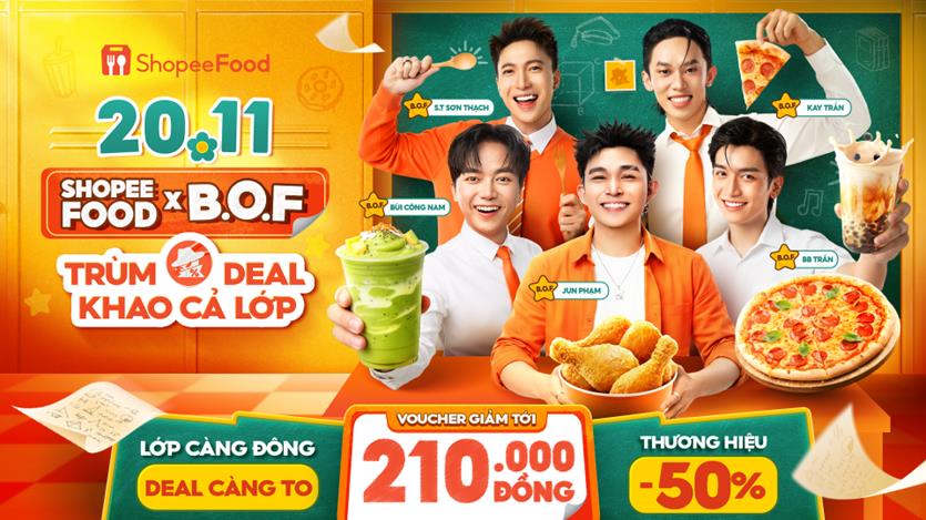 ShopeeFood khuấy động không khí ngày Nhà giáo Việt Nam 20.11 với vô vàn deal ngon khó cưỡng.