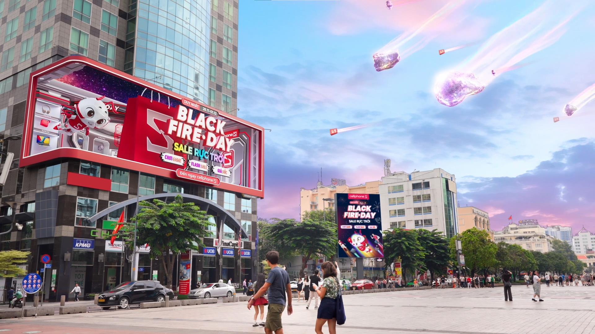 Billboard quảng cáo chương trình Black FireDay