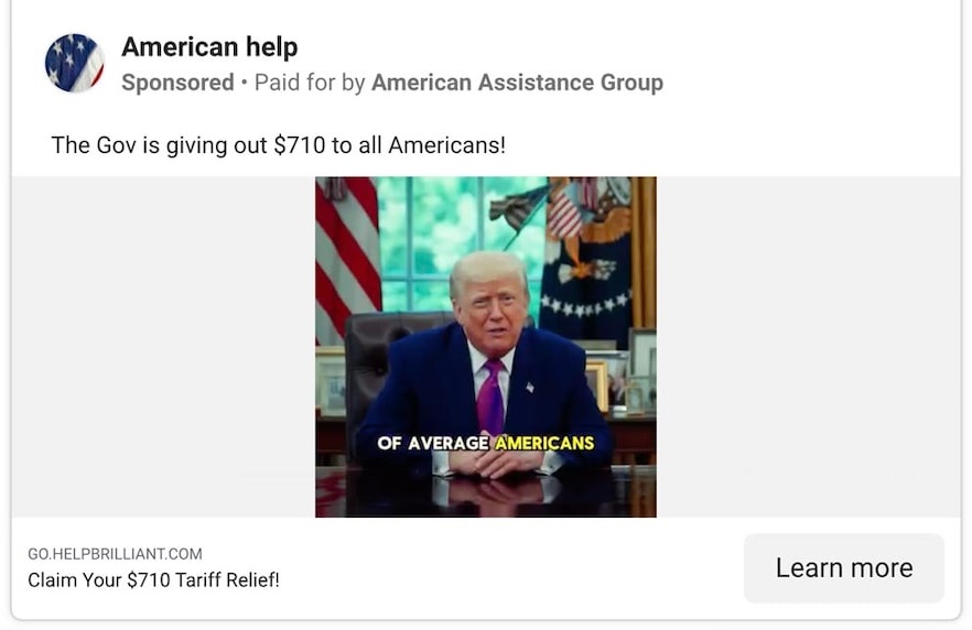 Bất chấp đau khổ của hàng triệu người, Facebook vẫn kiếm được hàng tỷ USD trong năm 2024 nhờ quảng cáo cho lừa đảo- Ảnh 2. Quảng cáo lừa đảo trên Facebook